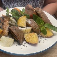 Sweet potato, fruit and almond butter  at Shake Cafe - Del Corso in Florence