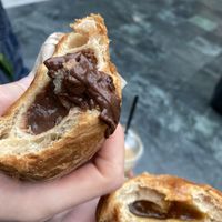 Vegan chocolate filled croissant  at Shake Cafe - Del Corso in Florence