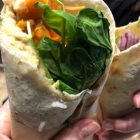 Vegan wrap at Shake Cafe - Del Corso in Florence