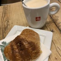 Chocolate Croissant & Latte with rice milk!!! at Shake Cafe - Del Corso in Florence