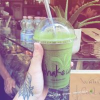 Matcha green smoothie  at Shake Cafe - Del Corso in Florence