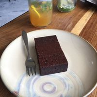 Brownie at Eat With Fingers Restaurant Mauritius in Grand Baie