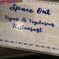 Menu cover at SpaceOut in Dharamkot