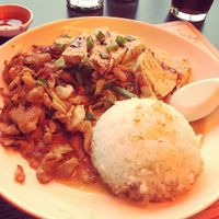 Vegan curry with super protein and extra tofu at MoschMosch in Mannheim