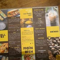 Menu at Kimmade in Utrecht