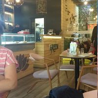 Main bar at Green Caffe in Split