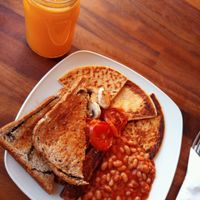 Vegan Breakfast at Grassroots Cafe in Glasgow