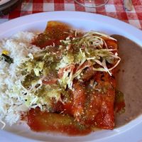 Mushroom enchiladas   at Kahlo's Restaurant  in Denver