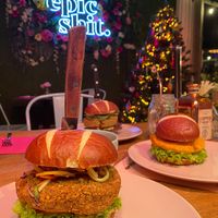 Vegan burgers at Botanique in Hasselt