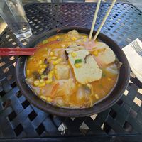 Miso ramen bowl at Furoshiki in Rochester