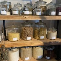 Zero waste shop  at Cafe Chameleon in Ystradgynlais