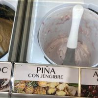 Vegan pineapple and ginger at Zuccaru in Madrid