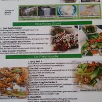 Vegan/vegetarian menu at Pho Fresh in Rancho Cordova