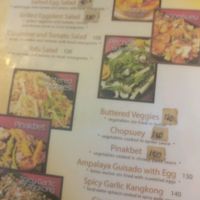 vegetarian menu part 2 at Smoke Resto in Boracay