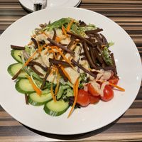 Vegan Cobb salad - so good!!  at The Maclab Bistro in Banff