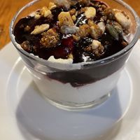 Tarta de queso  at Garraxi Restaurante Vegetariano in San Sebastian