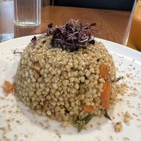 Buckwheat ‘wok’ with veggies   at Garraxi Restaurante Vegetariano in San Sebastian