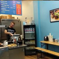 Inside of Flying Falafel at The Flying Falafel in Berkeley