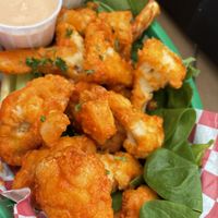 Buffalo cauliflower wings   at Green Vegetarian Cuisine - Quarry Market in San Antonio