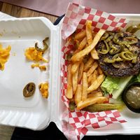 Green burger delivery. Got order wrong. Didn’t taste well  at Green Vegetarian Cuisine - Quarry Market in San Antonio
