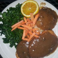 nom nom nom...  at Green Vegetarian Cuisine - Quarry Market in San Antonio