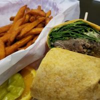 quinoa burrito at Green Vegetarian Cuisine - Quarry Market in San Antonio