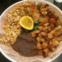 Vegan breakfast bowl at Green Vegetarian Cuisine - Quarry Market in San Antonio