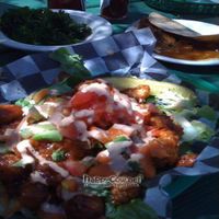 Po Boy Sandwich (Bread is hiding underneath) at Green Vegetarian Cuisine - Quarry Market in San Antonio
