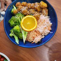 Orange Tofu Bowl at Green Vegetarian Cuisine - Quarry Market in San Antonio
