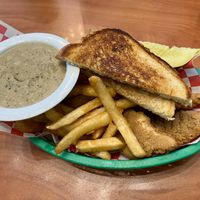 Texas tenders & toast  at Green Vegetarian Cuisine - Quarry Market in San Antonio
