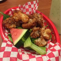 BBQ cauliflower wings  at Green Vegetarian Cuisine - Quarry Market in San Antonio