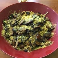 Oyster Mushroom Stroganoff at Green Vegetarian Cuisine - Quarry Market in San Antonio