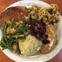 Thanksgiving meal at Green Vegetarian Cuisine - Quarry Market in San Antonio