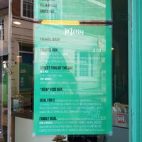 Menu at Plantkind in Shrewsbury