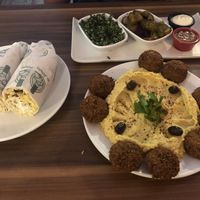 Koz patlican falafel durum + Mega servis  at Dr Falafel in Ankara