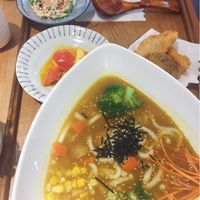 curry udon combo  at Original Vegan 原粹蔬食作 - Yuán Cuì Shū Shi Zuò in New Taipei City