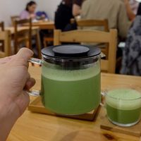 Their large drinks are pretty big at Original Vegan 原粹蔬食作 - Yuán Cuì Shū Shi Zuò in New Taipei City