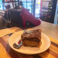Coffee cake  at Chez Jose Cafe in Montreal