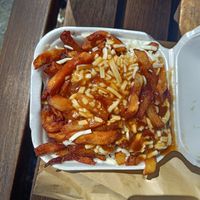 Vegan poutine at La Banquise in Montreal