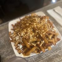 XL veganoman  at La Banquise in Montreal