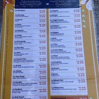 Vegan option at the bottom at La Banquise in Montreal