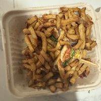 Vegan Poutine   at La Banquise in Montreal