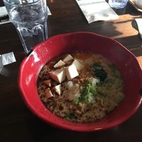 Spicy Creamy Vegan Ramen at JINYA Ramen Bar in Calgary