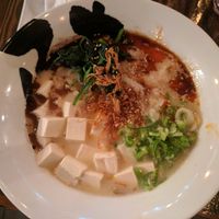 Creamy vegan ramen at JINYA Ramen Bar in Calgary