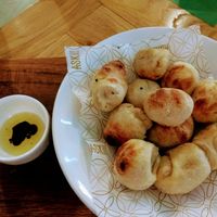 Vegan baked dough balls at ASK Italian in Glasgow