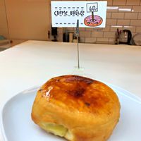 Crème brûlée #Veganuary at Blue Vegan Pig Shop in Prague