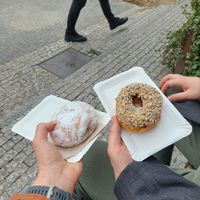 Raspberry Sugar and Hazelnut Chocolate Caramel at Blue Vegan Pig Shop in Prague