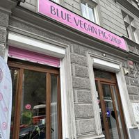   at Blue Vegan Pig Shop in Prague