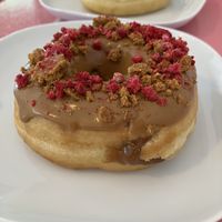 Lotus, raspberry and caramel  at Blue Vegan Pig Shop in Prague