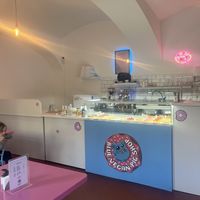   at Blue Vegan Pig Shop in Prague